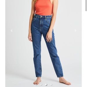 High waist vintage denim jeans